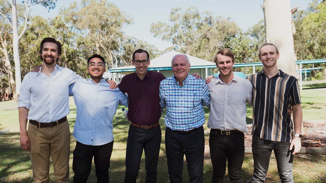 Mark Doyle with NET missionaries