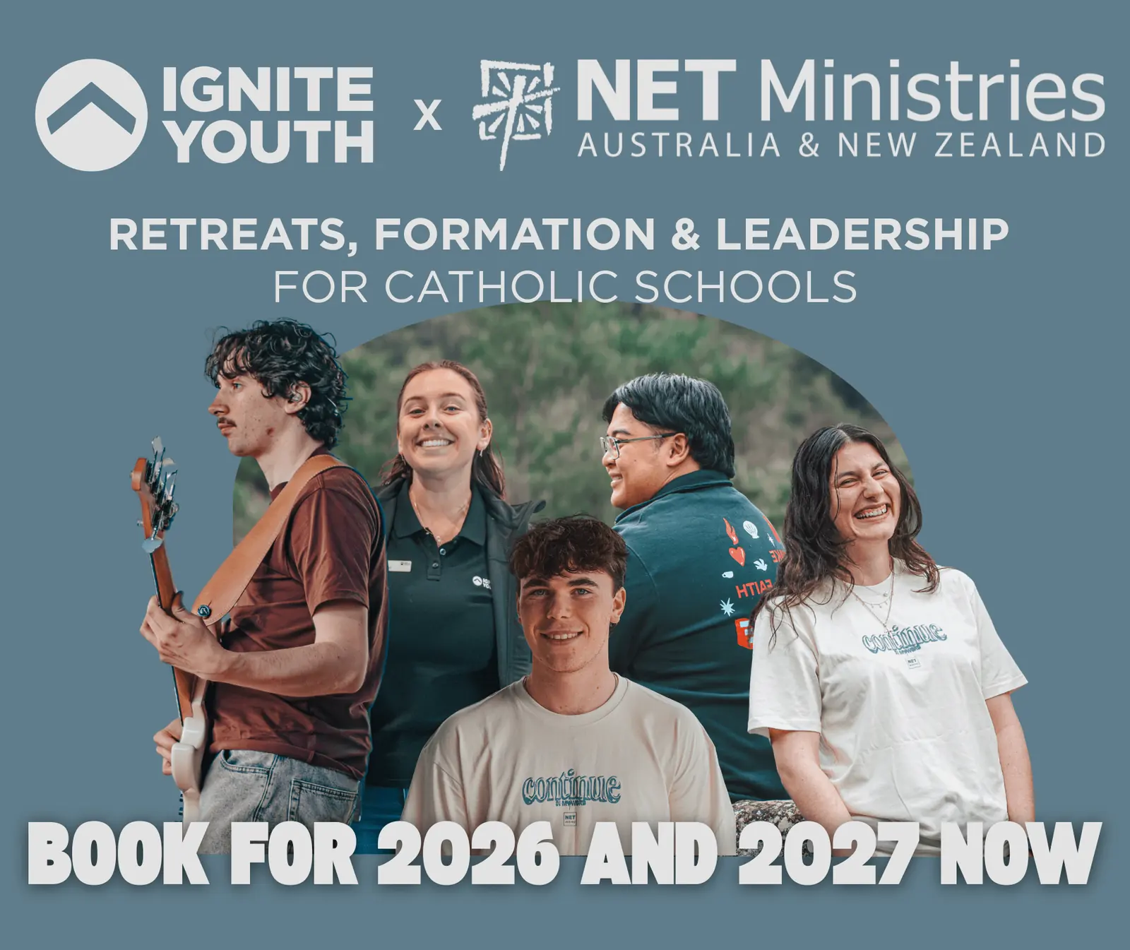 Ignite Youth and NET Ministries school retreats